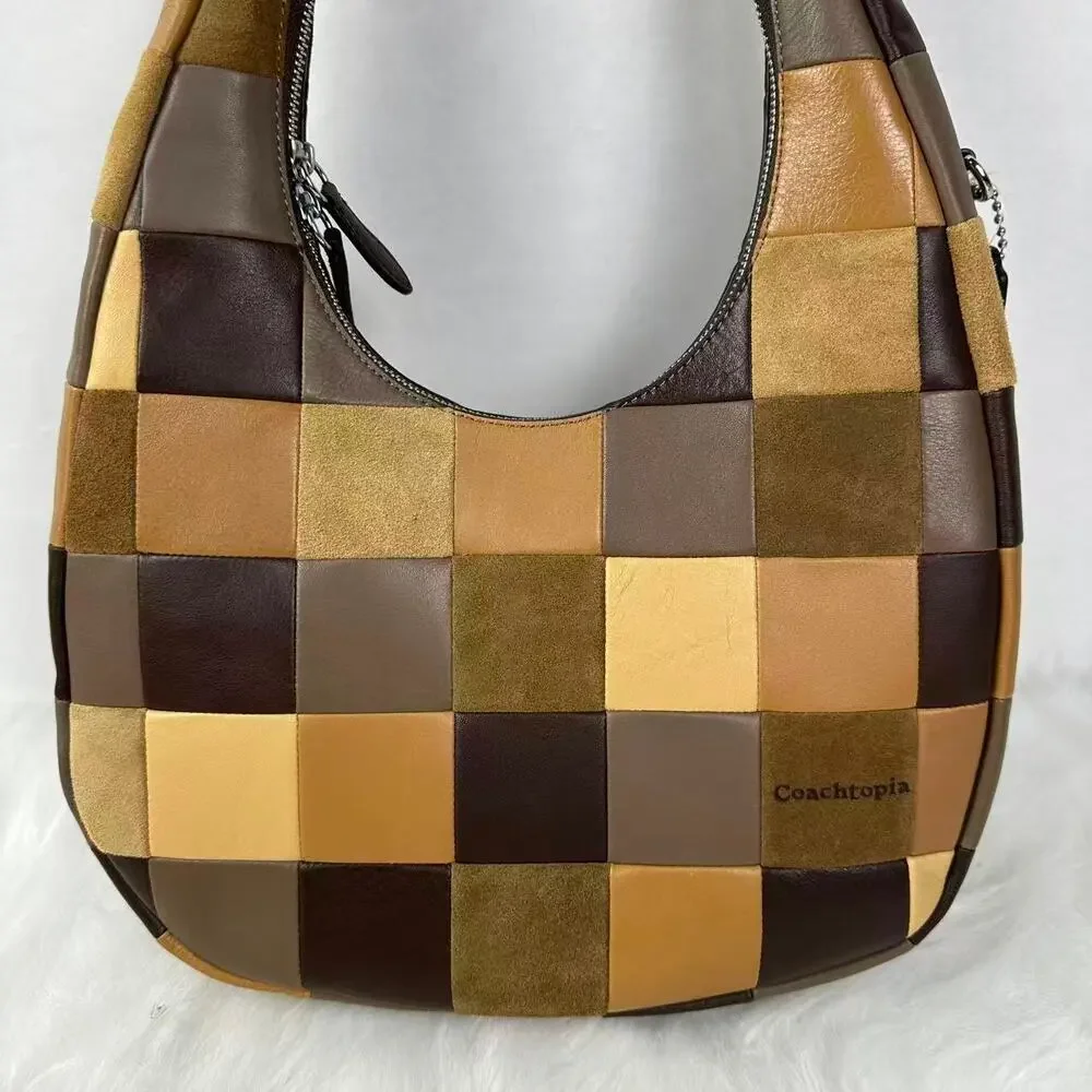 Coach Coachtopia Alter/Ego Crescent Shoulder Bag Leather Suede CCX57 Multi New